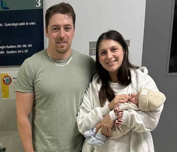 Premier bébé de l'année 2026 au Bas-Saint-Laurent