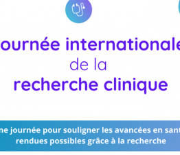 Visuel de la Journée internationale de la recherche clinique