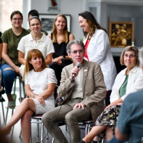 Le Dr Julien Poitras, doyen de la Faculté de médecine de l'Université Laval © Photo : Stéphane Lizotte, UQAR